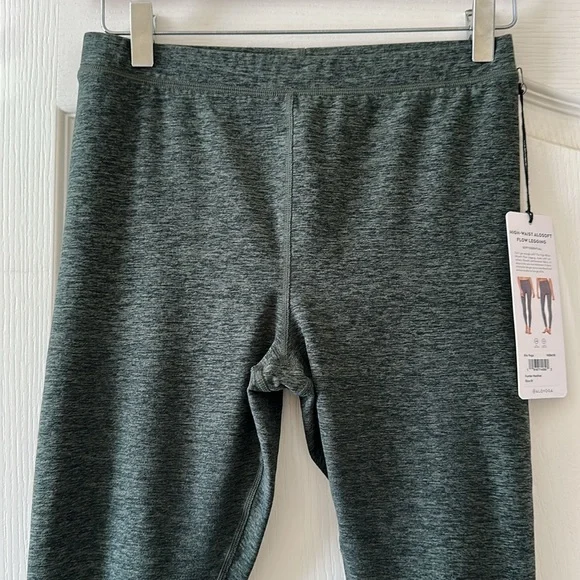 NWT ALO Yoga Alosoft High Waist Flow Leggings M Hunter Heather - Picture 9 of 11